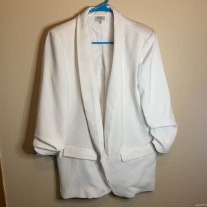 TOBI White Blazer, Size Large